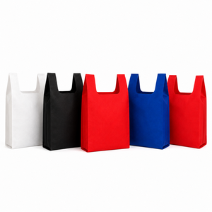 Premium White Non Woven U Cut Plain Shopping Tote Bag Reusable Custom Printable Grocery Packaging Beach Tote Wholesale Supplier - Product Image 6