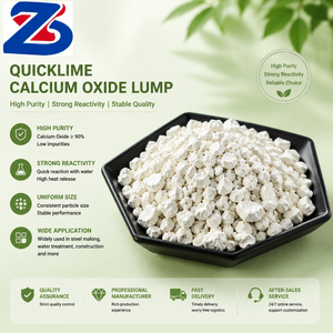 แคลเซียมออกไซด์แบบเม็ดขนาด 2-6 มม. สำหรับบำบัดน้ำและอุตสาหกรรมเคมี - Product Image 1