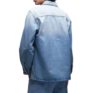 เสื้อเชิ้ตยีนส์ผู้ชายสไตล์ลำลอง สวมใส่สบาย ระบายอากาศได้ดี ผ้าฝ้ายไม่เป็นขุย ปรับแต่งได้ ขายส่ง - Product Image 3