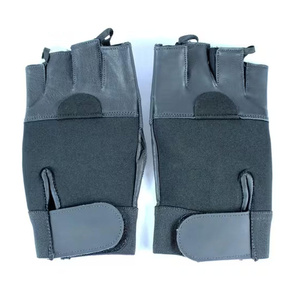 Guantes sin Dedos de Cuero Auténtico de Diseño Personalizado de Alto Rendimiento, Agarre Firme, Transpirables, Impermeables, para Deportes al Aire Libre, Gimnasio y Entrenamiento - Product Image 2