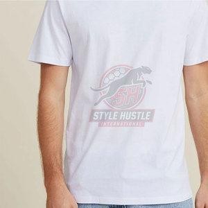 Diseña Tu Propio Logotipo, Camisetas de Cuello en V para Hombre Hechas de Algodón, Diseño Personalizado, Camisetas de Cuello en V para Hombre Estilo Urbano - Product Image 5
