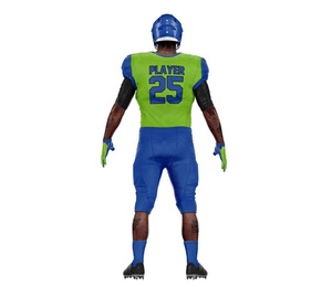 Alta calidad fútbol americano uniforme nuevo diseño personalizado fútbol americano uniforme para venta 100% poliéster - Product Image 3