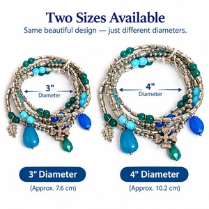 Ensemble de bracelets bohèmes pour femmes avec breloque croix et pendentif feuille, bijoux en alliage multi-brins empilables, plaqué argent antique - Product Image 5