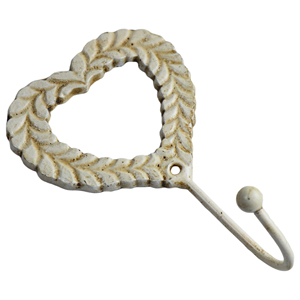 Crochets muraux au design peint, en fonte de fer de première qualité, pour vêtements, avec finitions multicolores. - Product Image 4