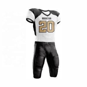 Uniformes de Fútbol Americano de Alta Calidad, Tallas Grandes, Conjuntos de Manga Corta, Estampados, Personalizados, Antibacterianos, Transpirables, para Escuelas - Product Image 3