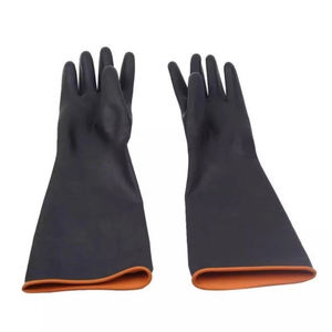 Gants de cuisine HASIBI NAQIBI SURGICAL CORPORATION, 12 pouces, en caoutchouc, texture lisse, sans poudre, imperméables, antidérapants, avec poignet élastique - Product Image 3