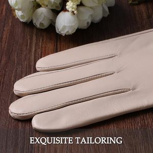 Gants en cuir pour femmes - Gants d'hiver avec doublure en polaire - Product Image 4