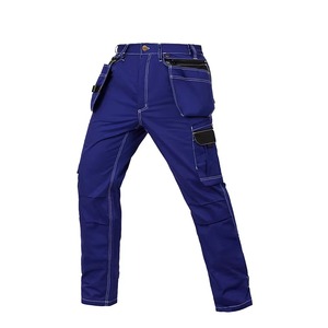 Custom Outdoor <b>Cargo</b> <b>Work</b> <b>Pants</b> 100% Cotton Straight Flat Breathable High Visibility Security Reflective Construction <b>Pant</b> Solid - Product Image 4