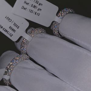 Modern Rose Gold Plated Moissanite Lab Grown Diamond <b>Cross</b> <b>Ring</b> Elegant Bridal Fashion Jewelry - Product Image 5