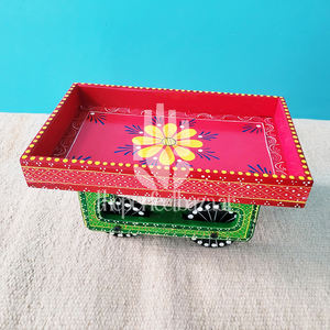 Theperfectbazaar Fabriqué en Inde Chariot décoratif en bois - Autres décorations pour la maison - Product Image 2