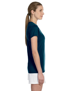 T-shirt femme personnalisé 2023, 100% coton, col en V, manches courtes, coupe ajustée, imprimé, respirant, séchage rapide, écologique, été - Product Image 6