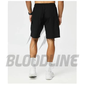 Bloodline Men's <b>Cargo</b> Shorts Mid Waist Elastic Drawstring Quick Dry <b>Camouflage</b> Pattern Casual Style - Product Image 2