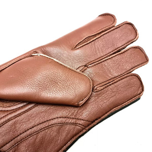 Guantes de Cetrería de Doble Capa de Cuero, Estilo Nuevo, con Logotipo Bordado de Águila en la Palma, para Trabajar con Aves de Cetrería - Product Image 3