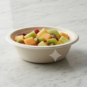 8 OZ Bagasse Soup Bowl Compostable Disposable Sugarcane Fiber Food <b>Container</b> for Restaurants Catering <b>Takeaway</b> Cake - Product Image 2