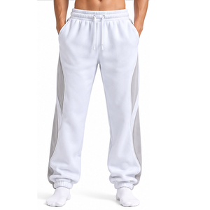 <b>Mens</b> 100% Cotton Warm Fleece Oversized <b>Trousers</b> apparel clothing streetwear casual gymwear sportswear activewear <b>winter</b> export - Product Image 1