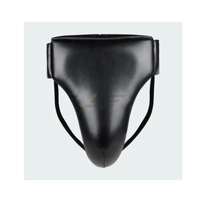 Protège-entrejambe en cuir anti-transpiration pour entraînement MMA et boxe, couleur et logo personnalisables, prix de gros, protection sportive pour hommes - Product Image 2