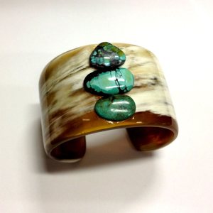 Bracelet en corne de buffle naturelle par HF CRAFST - Product Image 6