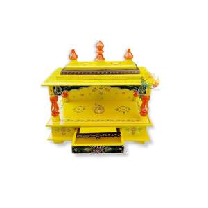 Templo de madera pintado a mano decoración del hogar para un ambiente hogareño elegante - Product Image 3