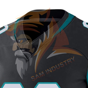 Maillot de football américain personnalisé sublimé pour adultes, haute performance, respirant et à séchage rapide - Product Image 3