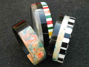 Artisanat en résine de style ange vintage fabriqué à la main pour femmes bouton de manchette et bracelet personnalisés haut de gamme fabriqués à la main d'Inde - Product Image 4