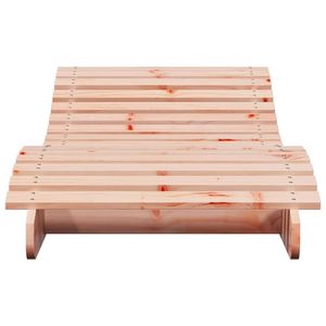 Chaise longue en bois naturel Douglas massif 80,7 x 27,6 x 12,4 pouces - Product Image 4