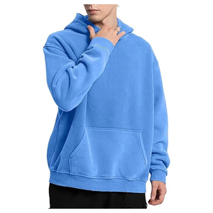 Custom Wholesale High Quality Oversized Acid Wash Hoodies Vintage Streetwear Heavyweight Cotton <b>Pullover</b> <b>Men</b> Hoodie Sweatshirt - Product Image 1