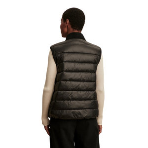 Gilet matelassé réversible pour femme, sans manches, léger, boutonné sur le devant, chaud, décontracté, pour l'automne et l'hiver, idéal pour la superposition - Product Image 4