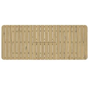 Light Teak <b>Outdoor</b> <b>Extendable</b> <b>Dining</b> <b>Table</b> for Beachside Use - Product Image 4