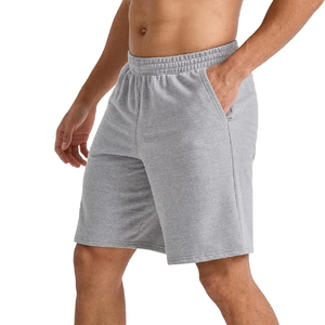 Shorts Bermuda en Coton Gris Personnalisés pour Hommes avec Taille Élastique et Poches Latérales Style Décontracté 2026 – Vente en Gros - Product Image 1