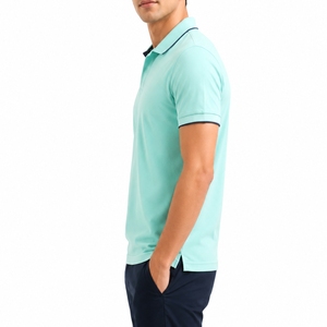 เสื้อโปโลพรีเมียมสำหรับผู้ชาย สไตล์โปโลพรีเมียม สวมใส่สบายทุกวัน แฟชั่นลำลองทันสมัย ผ้าฝ้ายนุ่มสบาย เหมาะกับไลฟ์สไตล์คนเมือง - Product Image 3