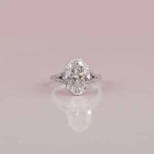 14K Gold Plating Afforedable Price Wholesale <b>Cheap</b> Women Fashion Moissanite Engraved Fancy Shape Engagement <b>Ring</b> - Product Image 1