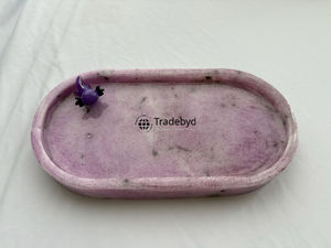 ถาดเสิร์ฟเรซิ่นคุณภาพพรีเมียมแบบเคลื่อนย้ายได้ งานแฮนด์เมดสุดหรู สำหรับใช้ในบ้าน ร้านกาแฟ ของขวัญ หรือขายส่ง - Product Image 4