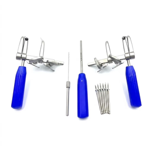 Juego de instrumentos quirúrgicos de acero inoxidable para distracción vertebral: Guía de perforación, destornillador, tornillos, para cirugía manual de columna vertebral Chan Tara - Product Image 6