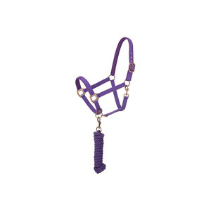 Longe en cuir PU tressé avec extrémités en Spandex et nylon pour l'entraînement des chevaux - Product Image 3