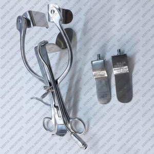 Ensemble d'opérations chirurgicales ALAN PARKS : Rétracteur anal avec lames et aspiration, Spéculum anal chirurgical en acier inoxydable, Instruments de proctologie CE - Product Image 5