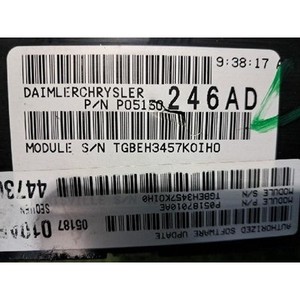 300 ECU y Módulos de Computación Usados P05150246AD - Product Image 5