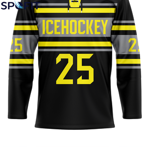 Breathable Ice Hockey Jersey with Custom Team Name and Player Numbers Full Sublimation Printed Professional Sports Apparel - Product Image 2