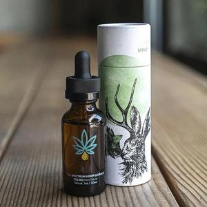 Emballage en tube de papier biodégradable de qualité supérieure pour sérum, boîte cylindrique en carton, tube en papier kraft personnalisé, emballage cosmétique - Product Image 1