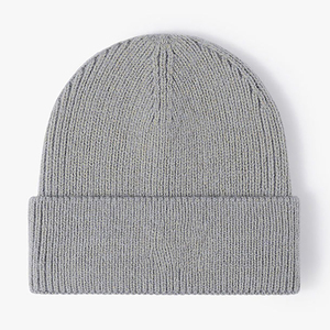 Gorro de Punto Acrílico 100% Estilo Vintage para Adultos, Gorro de Invierno Cálido y Suave, 56–58CM, MOQ Bajo, Venta al Por Mayor - Product Image 5