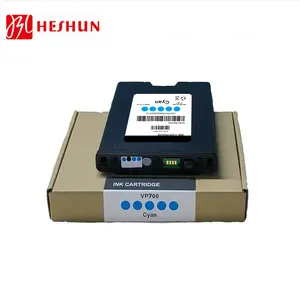 Heshun NEW VP600 VP-600 VP 600 VIPColor VP600 소규모 비즈니스 컬러 라벨 프린터용 프리미엄 컬러 호환 잉크 카트리지