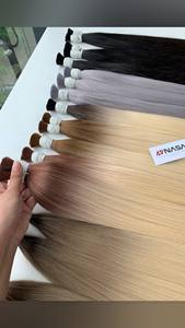 Extensiones de cabello humano vietnamita Remy 100% más vendidas, impresionante producto de belleza Rubio a granel para mujeres - Product Image 2