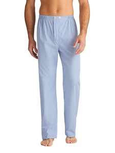 Conjunto de pijama de algodón de manga larga para hombre al por mayor, ropa de dormir abotonada de dos piezas, ropa de dormir Usinex con logotipo personalizado, directo de fábrica OEM - Product Image 4