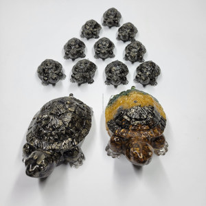 Offre Spéciale : Figurine Tortue en Orgonite, Cadeau Feng Shui, Pierre Naturelle Polie, Artisanat Spirituel, Guérison, Objet de Collection - Product Image 6