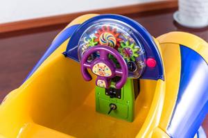 Máquina de Juego Infantil de Plástico Operada con Monedas para Centros Comerciales: Aeronave Espacial - Product Image 3