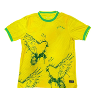Jersey Sepak Bola Sublimasi Panas, Pakaian Olahraga Ringan untuk Nama, Nomor, dan Warna Kustom