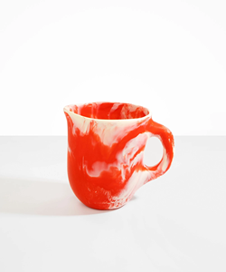 High Quality Eco-Friendly Modern Pattern Christmas Tankard Mugs Multicolor Swirl Resin Handcrafted Jug 1L Capacity Home Hotel - Product Image 5