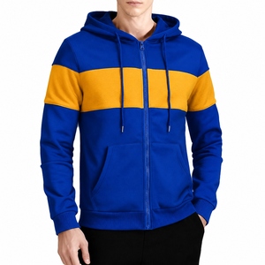 Custom Stylish Men's Eco Friendly Hoodie <b>Thick</b> <b>Fleece</b> Zipper Cotton Custom Logo Front Lined Autumn Gym Wear Top Trending - Product Image 6