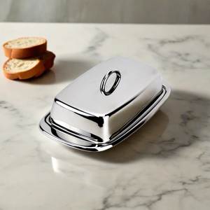 Classic <b>Covered</b> Butter Holder with Tray Functional and Stylish Addition for <b>Dining</b> <b>Table</b> and Kitchen Home Hotel & Restaurant Use - Product Image 5