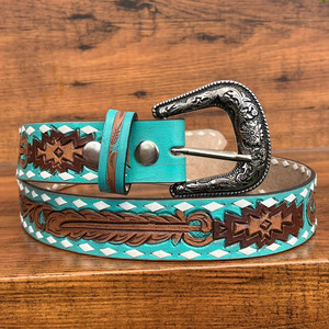 Cinturón de cuero genuino de alta calidad de fabricante, cinturón floral hecho a mano y pintado a mano, cinturones de cintura Unisex de cuero hecho a mano Real - Product Image 3