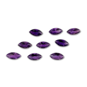 Ametistes violets 100 % naturels, taille marquise, facettés, pierres précieuses en vrac, améthystes calibrées pour la fabrication de bijoux, vente en gros, nouvelle arrivée - Product Image 3